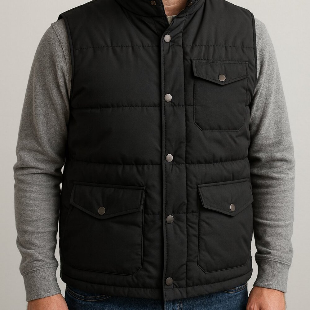 Red Ranch Quilted Workwear Vest